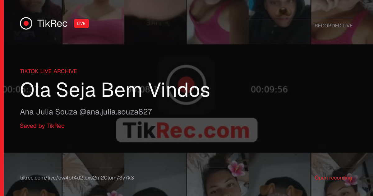 @ana.julia.souza827 TikTok Live · 2026-09-23 20:22 UTC | TikRec