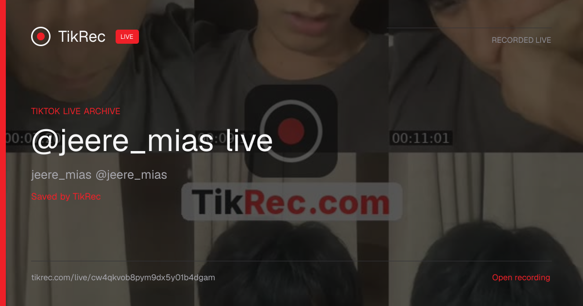@jeere_mias TikTok Live · 2026-09-25 01:38 UTC | TikRec