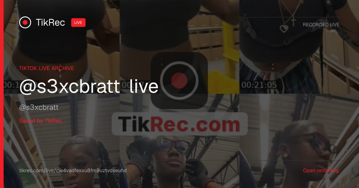 @s3xcbratt TikTok Live · 2026-09-28 08:43 UTC | TikRec