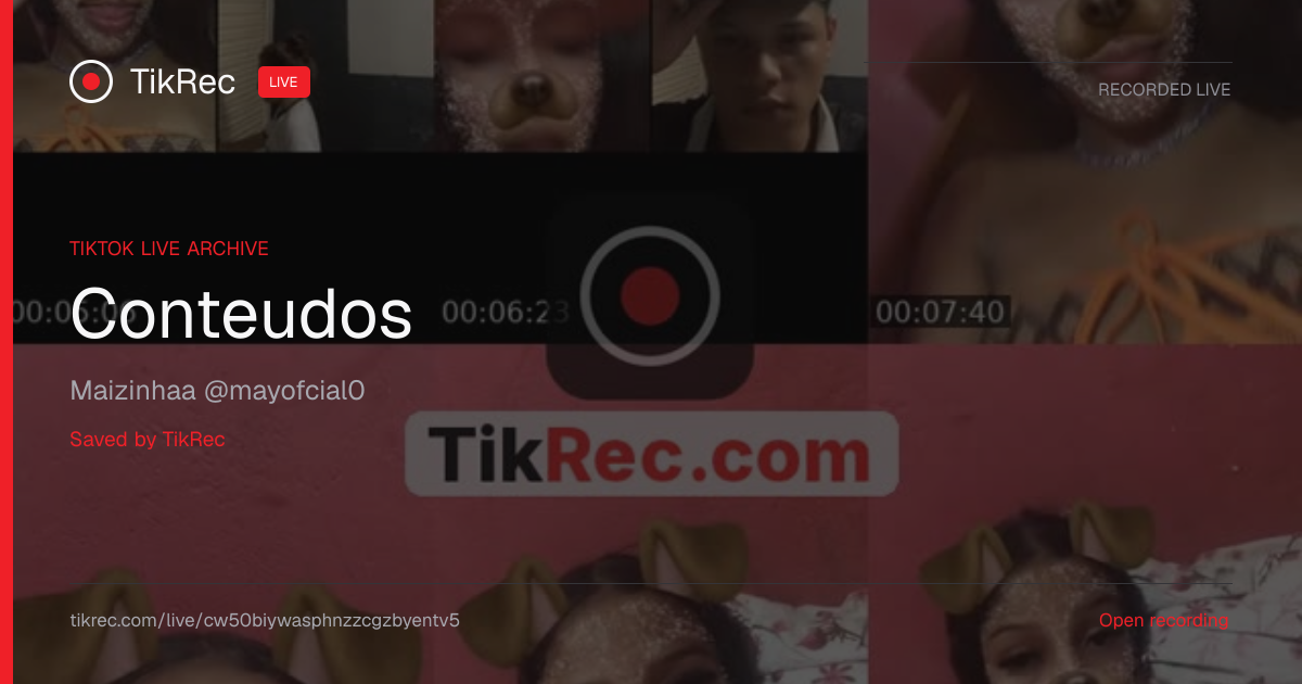 @mayofcial0 TikTok Live · 2026-10-27 01:54 UTC | TikRec