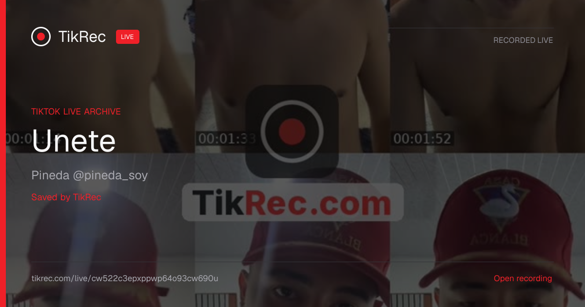 @pineda_soy TikTok Live · 2026-10-29 00:01 UTC | TikRec