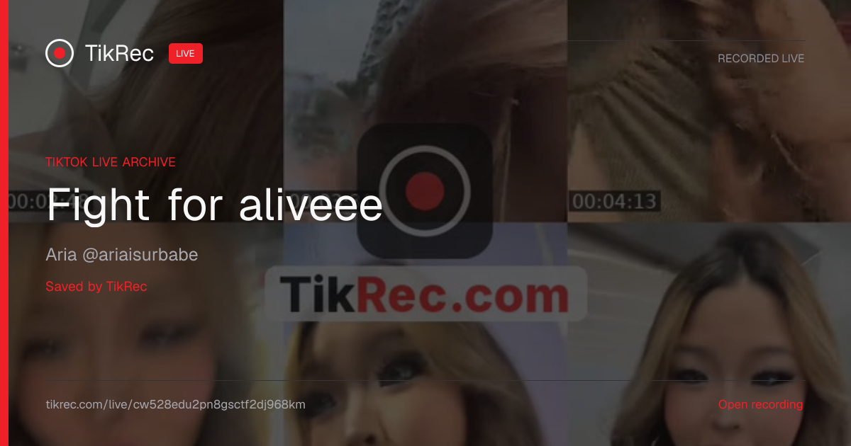 @ariaisurbabe TikTok Live · 2026-10-29 02:50 UTC | TikRec