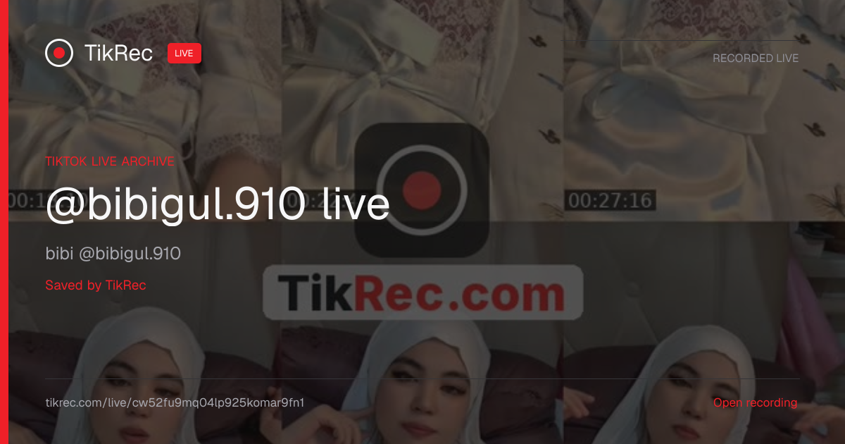 @bibigul.910 TikTok Live · 2026-10-28 13:31 UTC | TikRec