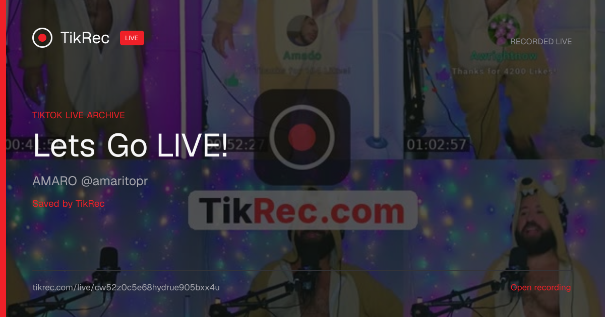 @amaritopr TikTok Live · 2026-10-28 22:55 UTC | TikRec