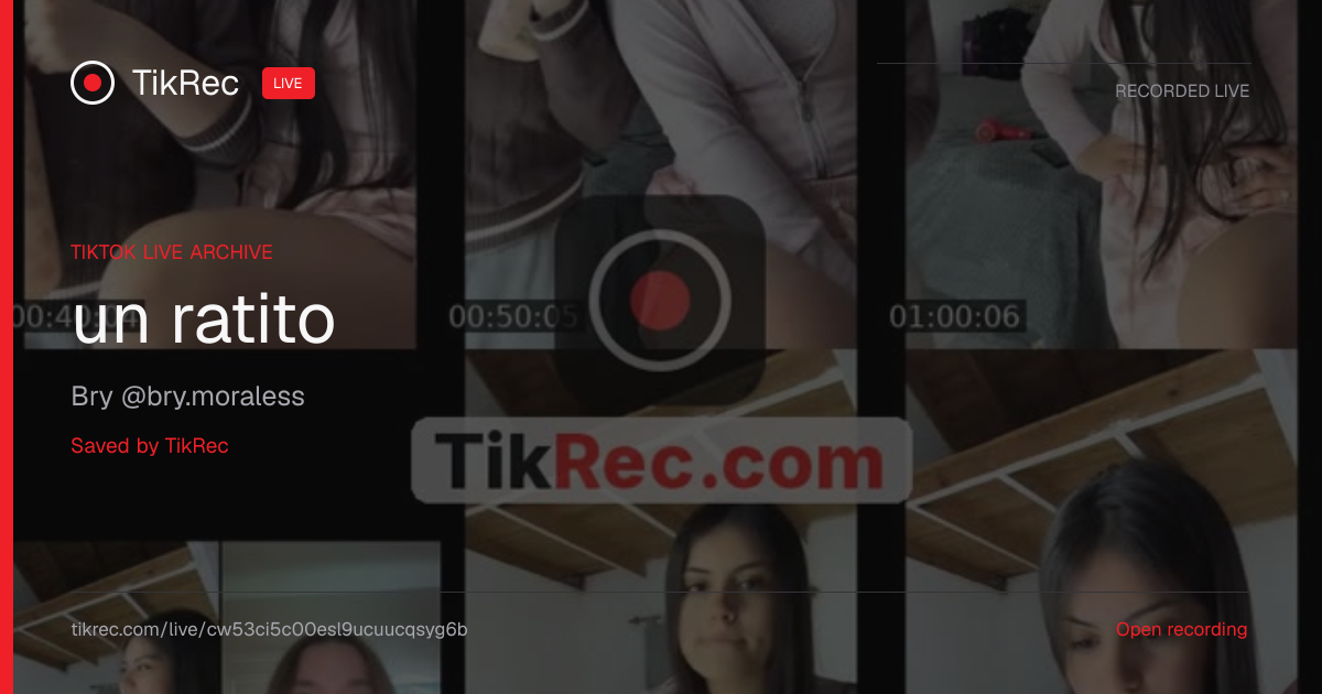 @bry.moraless TikTok Live · 2026-10-29 04:45 UTC | TikRec