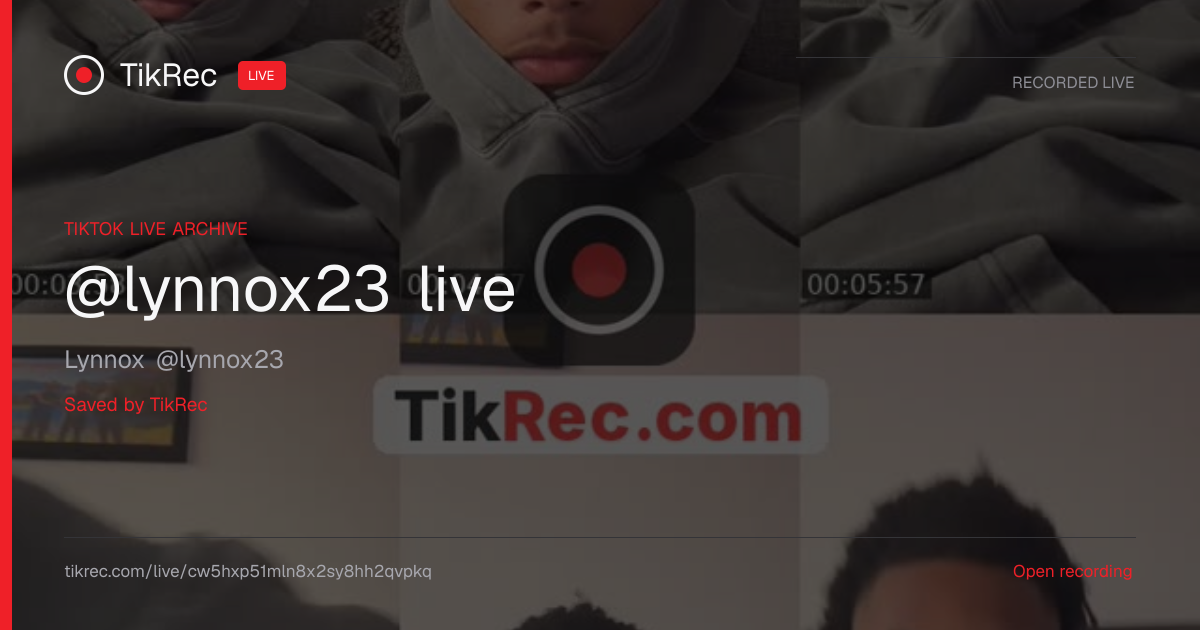 @lynnox23 TikTok Live · 2026-10-14 05:08 UTC | TikRec