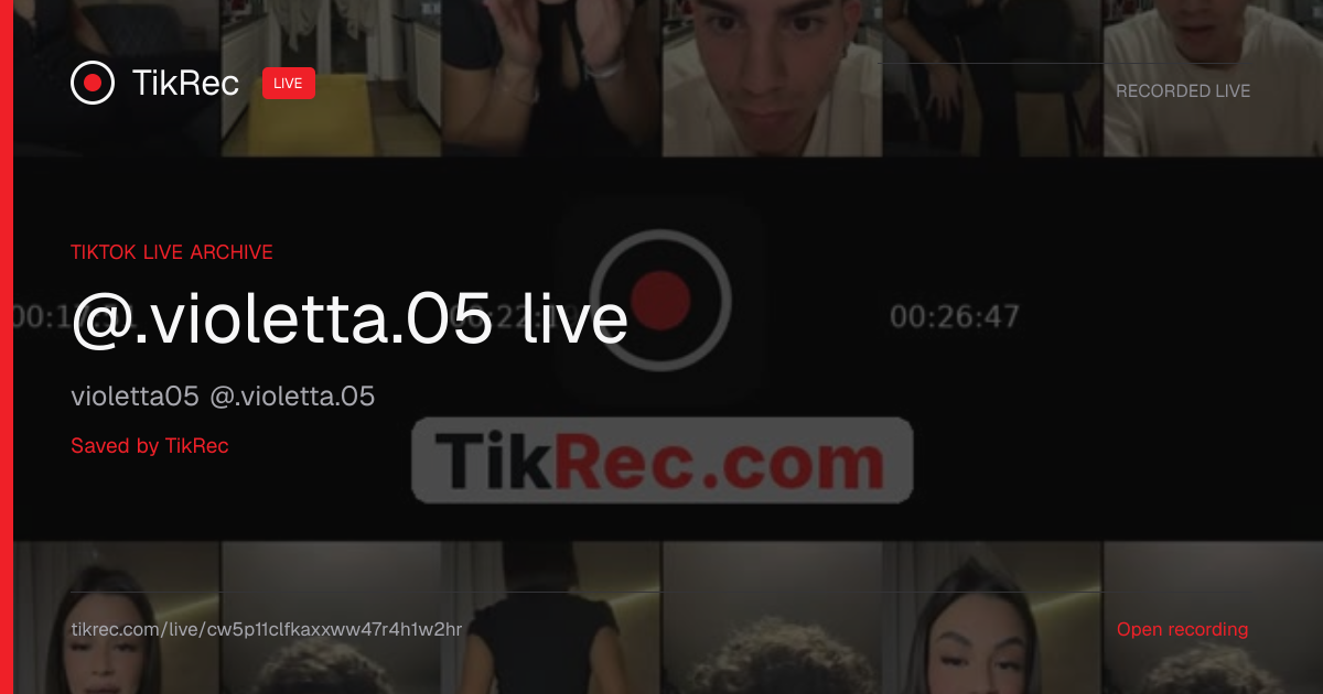 @.violetta.05 TikTok Live · 2026-10-19 21:31 UTC | TikRec