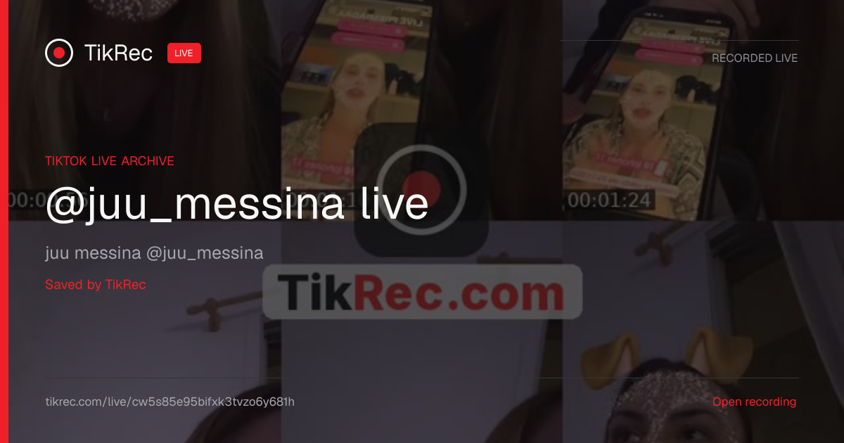 @juu_messina TikTok Live · 2026-10-22 03:13 UTC | TikRec