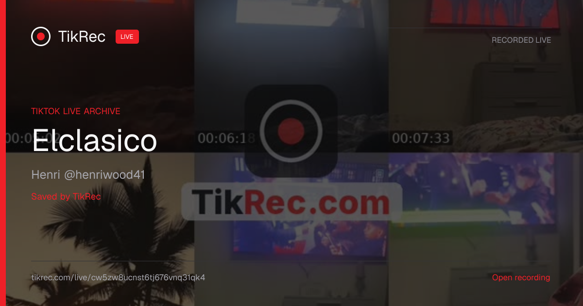 @henriwood41 TikTok Live · 2026-10-26 19:14 UTC | TikRec